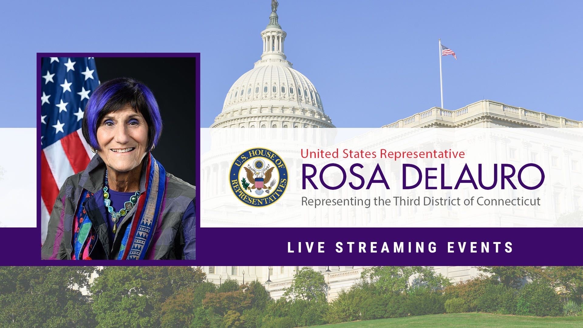 Live | Congresswoman Rosa DeLauro